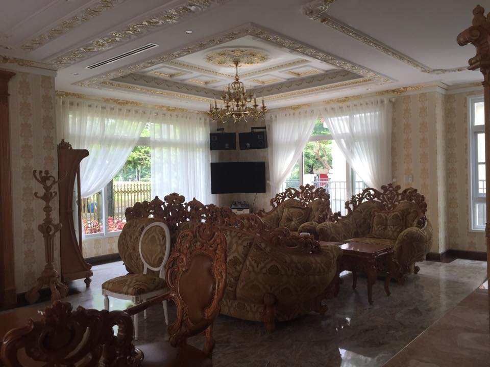 BIỆT THỰ CHỊ LINH ĐỒNG NAI  (  Sử Dụng Chất Liệu VẢI CHÂU ÂU )